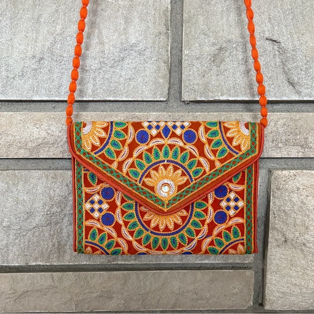 Colorful Embroidered Women's Bag